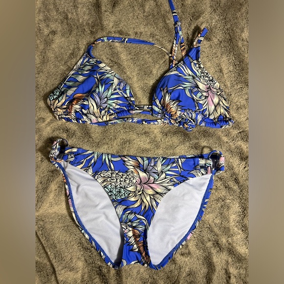 Tropical blue bikini size Medium - Picture 1 of 2